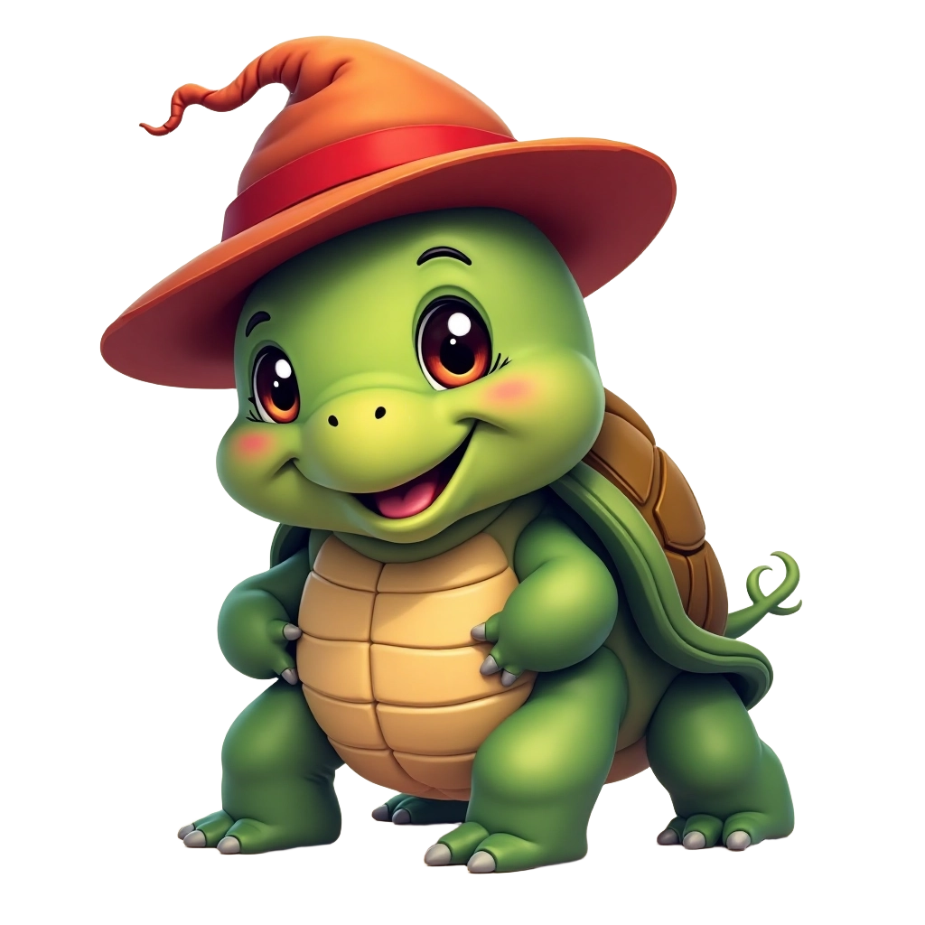 Adorable Turtle Wizard